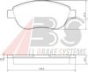 A.B.S. 37418 Brake Pad Set, disc brake